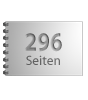 Broschüre mit Metall-Spiralbindung, Endformat DIN A7 quer, 296-seitig
