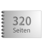 Broschüre mit Metall-Spiralbindung, Endformat DIN A7 quer, 320-seitig