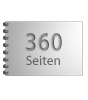 Broschüre mit Metall-Spiralbindung, Endformat DIN A7 quer, 360-seitig