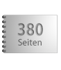 Broschüre mit Metall-Spiralbindung, Endformat DIN A7 quer, 380-seitig