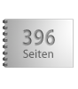 Broschüre mit Metall-Spiralbindung, Endformat DIN A7 quer, 396-seitig