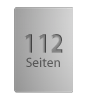 Broschüre mit PUR-Klebebindung, Endformat DIN A4, 112-seitig