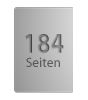 Broschüre mit PUR-Klebebindung, Endformat DIN A4, 184-seitig