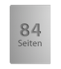 Broschüre mit PUR-Klebebindung, Endformat DIN A4, 84-seitig